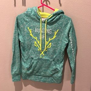 Hunting life womens hoodie size small